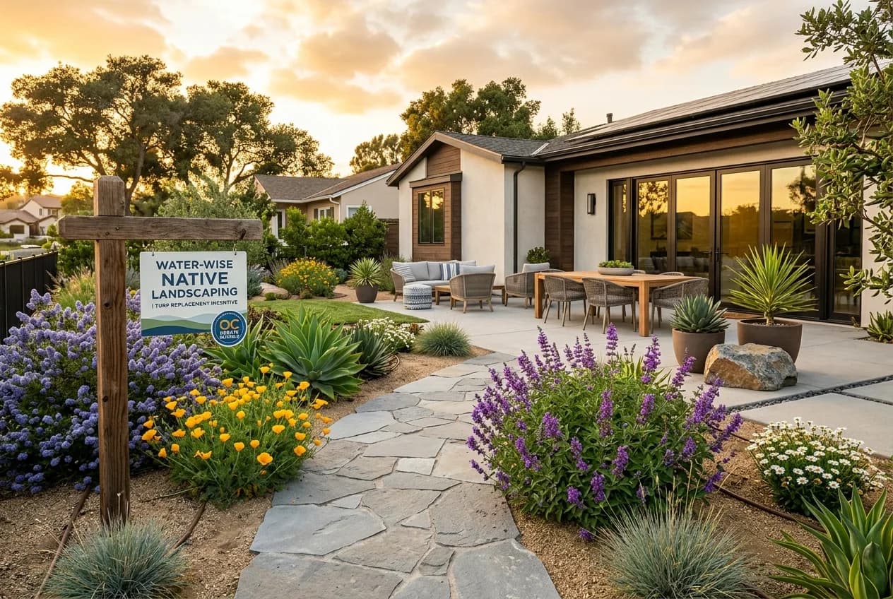 Orange County Turf Replacement Rebates: Maximizing Value with Native Landscaping